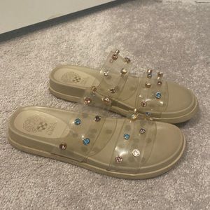 Vince Camuto jeweled sandals